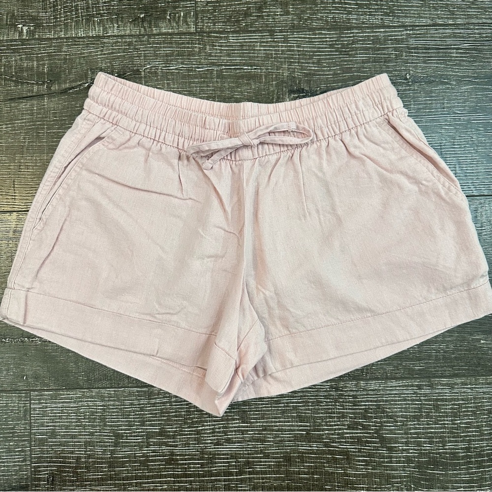 Old Navy Women's Light Pink Linen Shorts